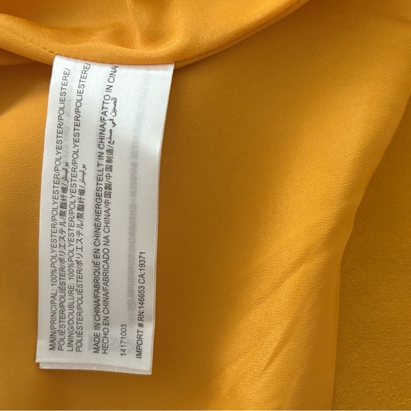 C/MEO Collective Vibrant yellow/gold hi/lo Dress - Picture 8 of 9